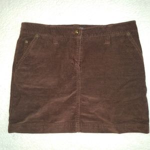 Vineyard Vines Brown Corduroy Skirt